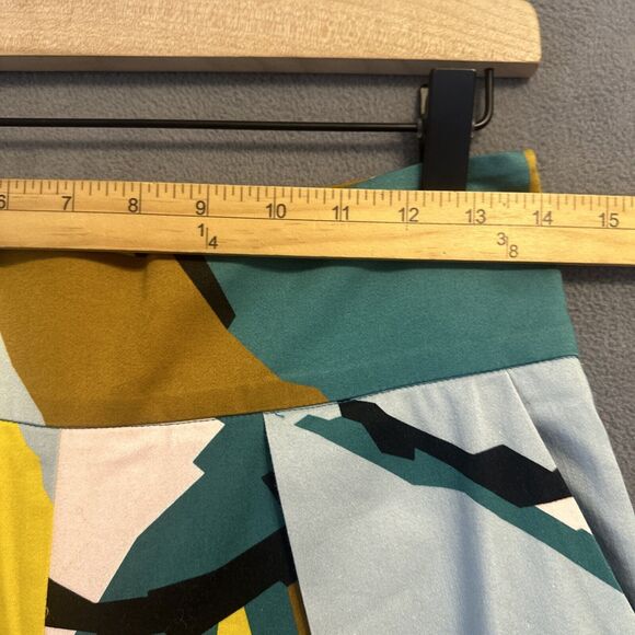 Milly Wide Leg Trousers Palazzo Pants Abstract Print Womens Size 8 Colorful - Picture 4 of 10